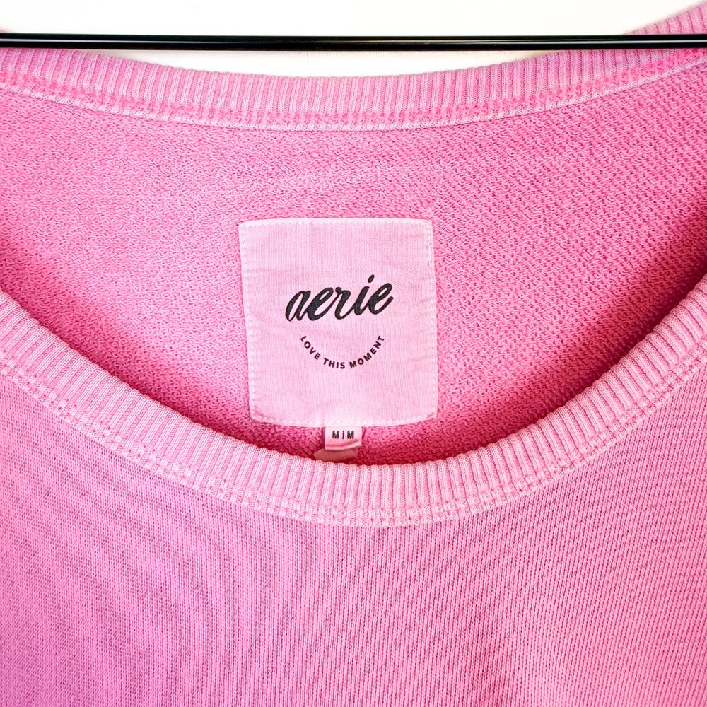 Aerie Oversized Sweatshirt Pink - M - Picture 3 of 8